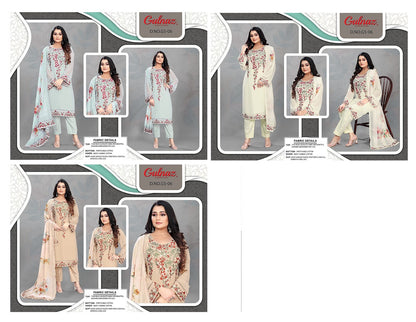 6 Gulnaz Georgette Pakistani Readymade Suits
