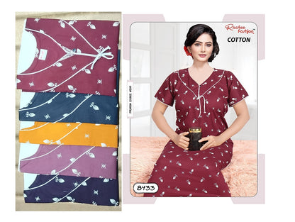 8433 Ruchee Fashion Cotton Night Gowns
