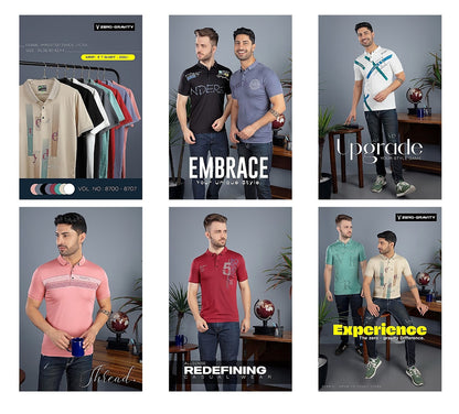 8700-8707 Zero Gravity Tencil Lycra Mens Tshirts