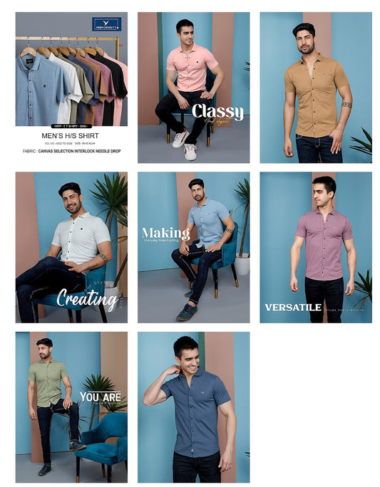 9332-9339 High Density Canvas Mens Shirts