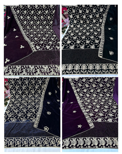 Aaliya Nayandeep Velvet Suits