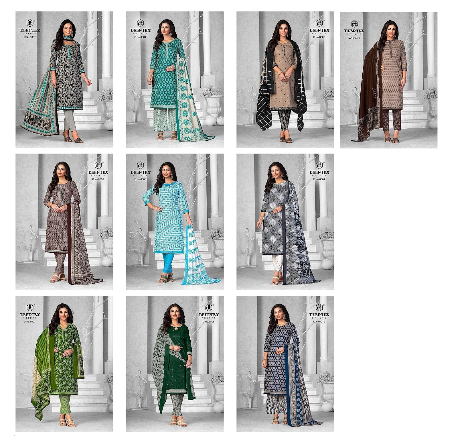 Aaliza Vol 6 Deeptex Prints Cotton Dress Material