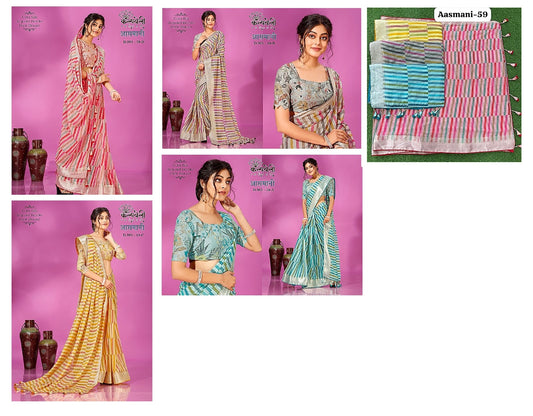 Aasmani-59 Kalpveli Silk Sarees