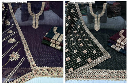 Alexa Nayandeep Viscose Simmer Salwar Suits