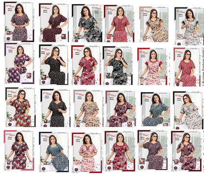 Alpine-2501 Ruchee Fashion Night Gowns