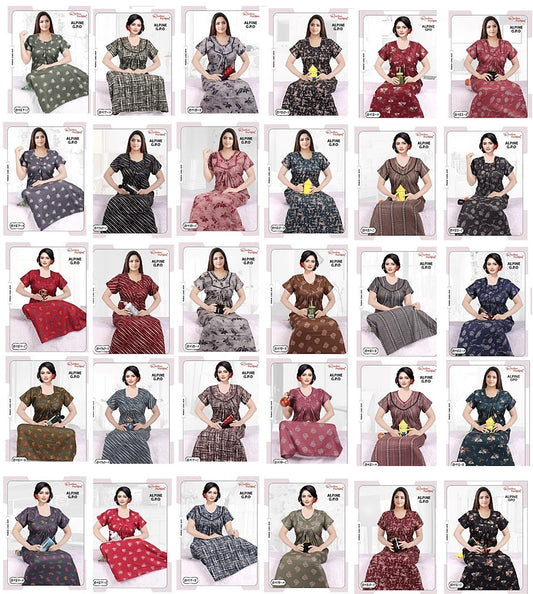 Alpine 0212 Ruchee Fashion Night Gowns