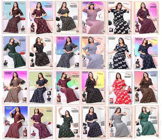 Alpine Pocket 0412 Ruchee Fashion Night Gowns