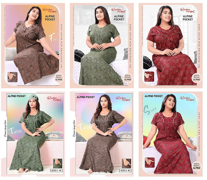 Alpine Pocket 2111 Ruchee Fashion Night Gowns