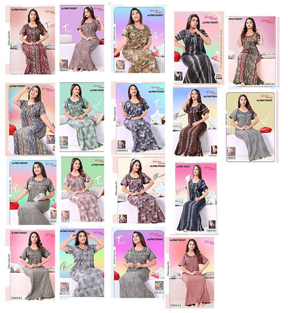 Alpine Pocket Ef Ruchee Fashion Night Gowns