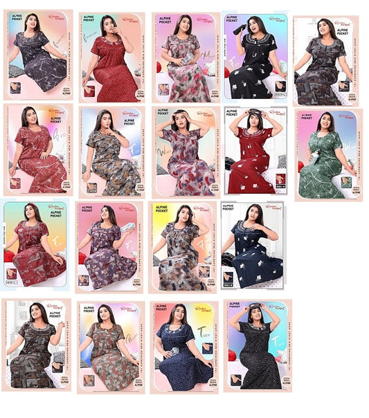 Alpine Pocket Yz Ruchee Fashion Night Gowns