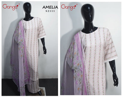 Amelia 2111 Ganga Premium Plazzo Style Suits
