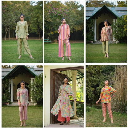 Anya Tejasvee Mull Cotton Co Ord Set