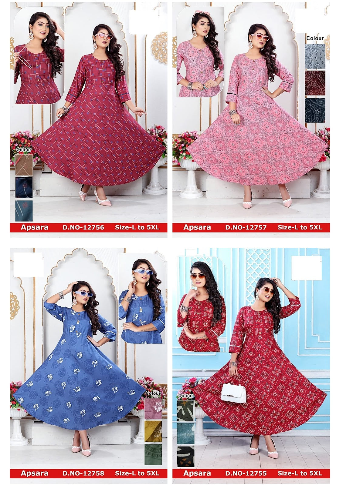 Apsara 0612 Zoya Anarkali Kurtis