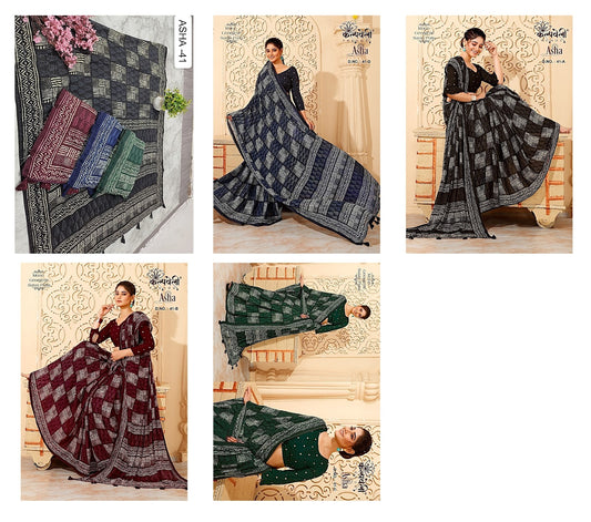 Asha-41 Kalpveli Mono Sarees