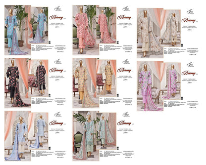 Ba Zouq 2.0-2024 Justuju Lawn Original Pakistani Suits
