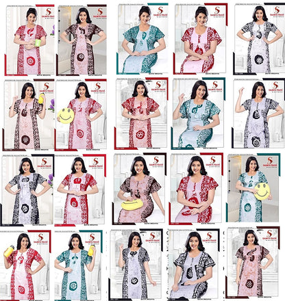 Batik-1001 Saumya Touch Night Gowns