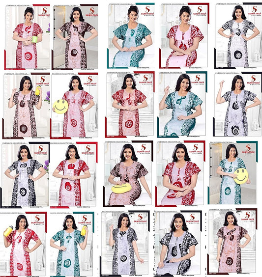 Batik-1001 Saumya Touch Night Gowns