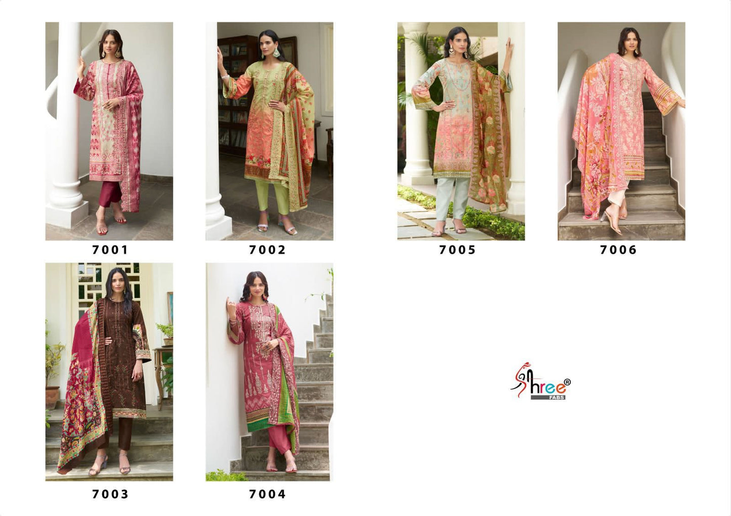 Bin Saeed Lawn Vol 7 Shree Fabs Lawn Pakistani Readymade Suits