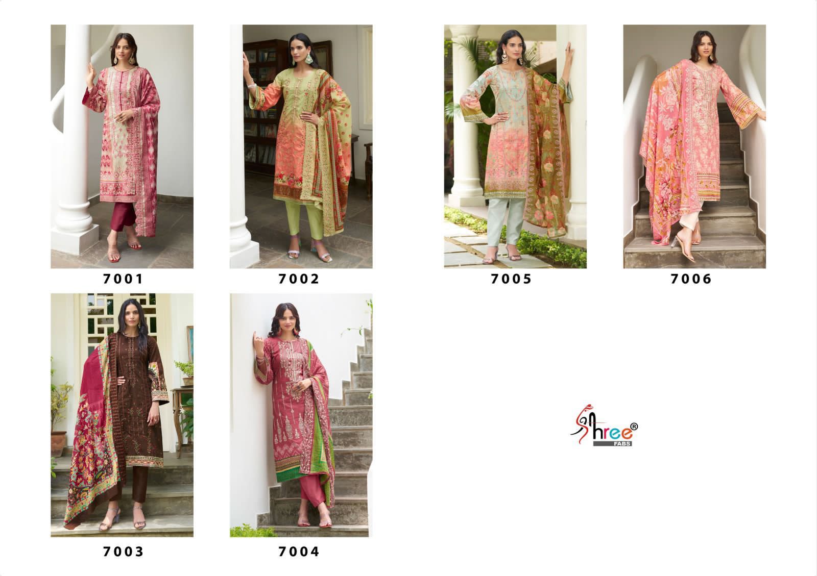 Bin Saeed Lawn Vol 7 Shree Fabs Lawn Pakistani Readymade Suits