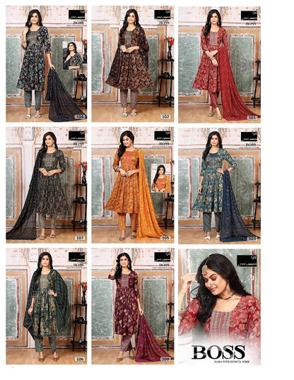 Boss Manjeera Capsule Readymade Pant Style Suits