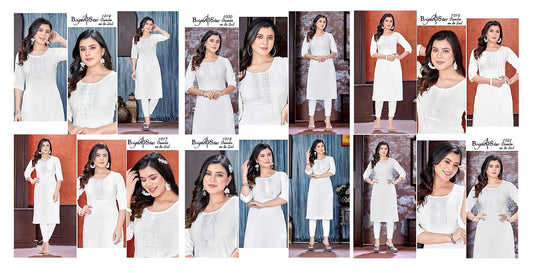 Bright Star Mlm Kalash Lifestyle Rayon Long Straight Kurti