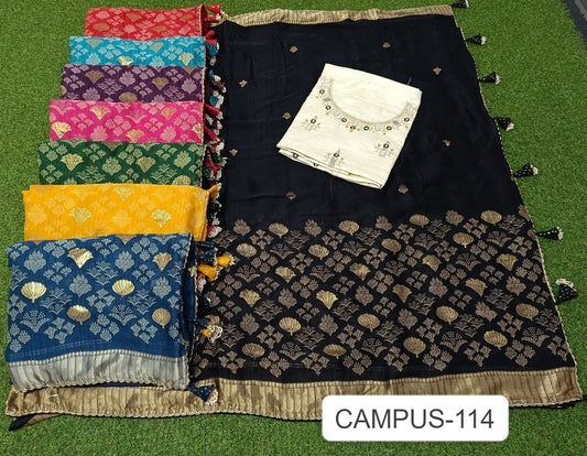 Campus 114 Kalpveli Chiffon Sarees