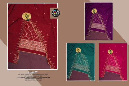 Chahat Repeat Four Dots Vichitra Silk Salwar Suits