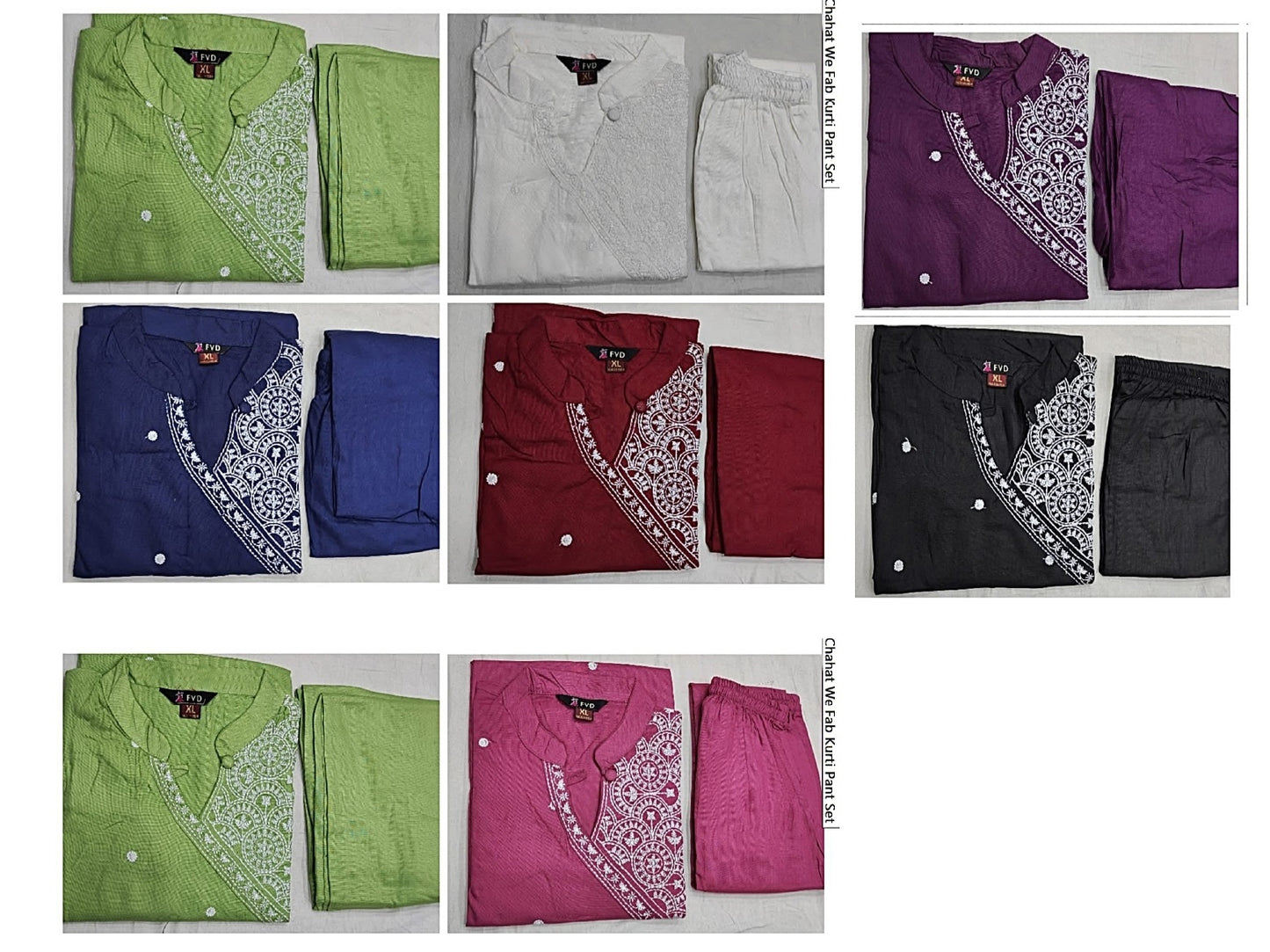 Chahat We Fab Rayon Kurti Pant Set