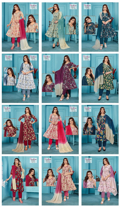 Cherry Series Dveeja Fashion Readymade Pant Style Suits