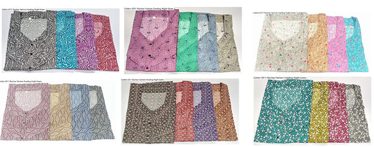 Cotton 0311 Ruchee Fashion Feeding Night Gown