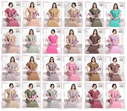 Cotton 1812 Ruchee Fashion Feeding Night Gown