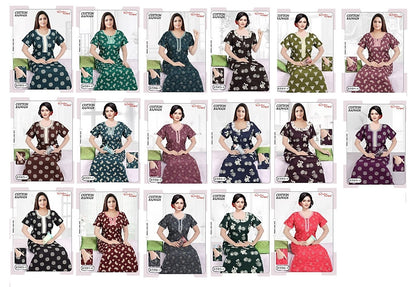 Cotton Rajwadi 2511 Ruchee Fashion Night Gowns