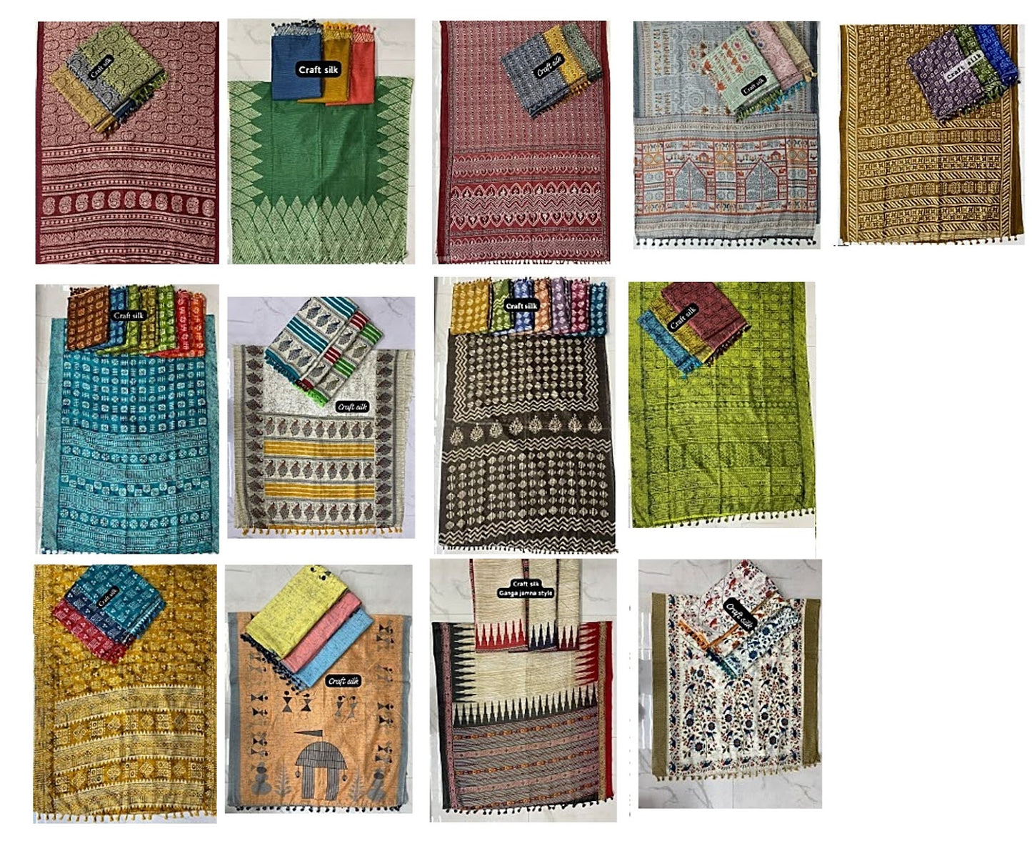 Craft Silk-0901 Amar Kiran Silk Sarees