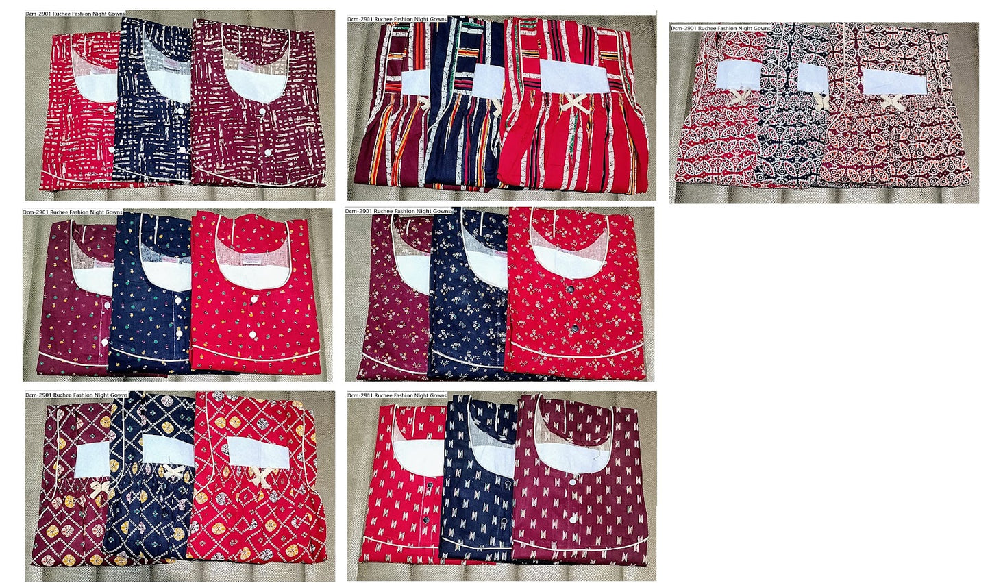 Dcm-2901 Ruchee Fashion Night Gowns