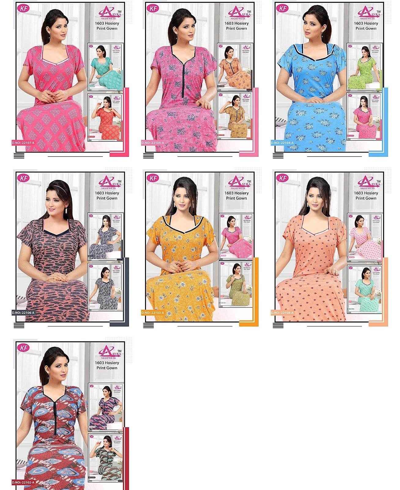 Design-11 Aayra Night Gowns