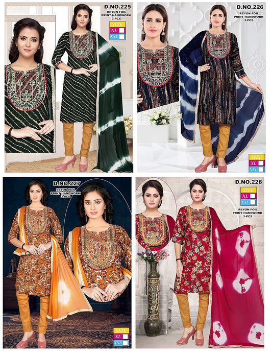 Design 2 Mahakal Rayon Readymade Pant Style Suits