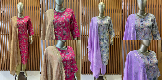 Design 4 Riya Viscose Modal Readymade Pant Style Suits