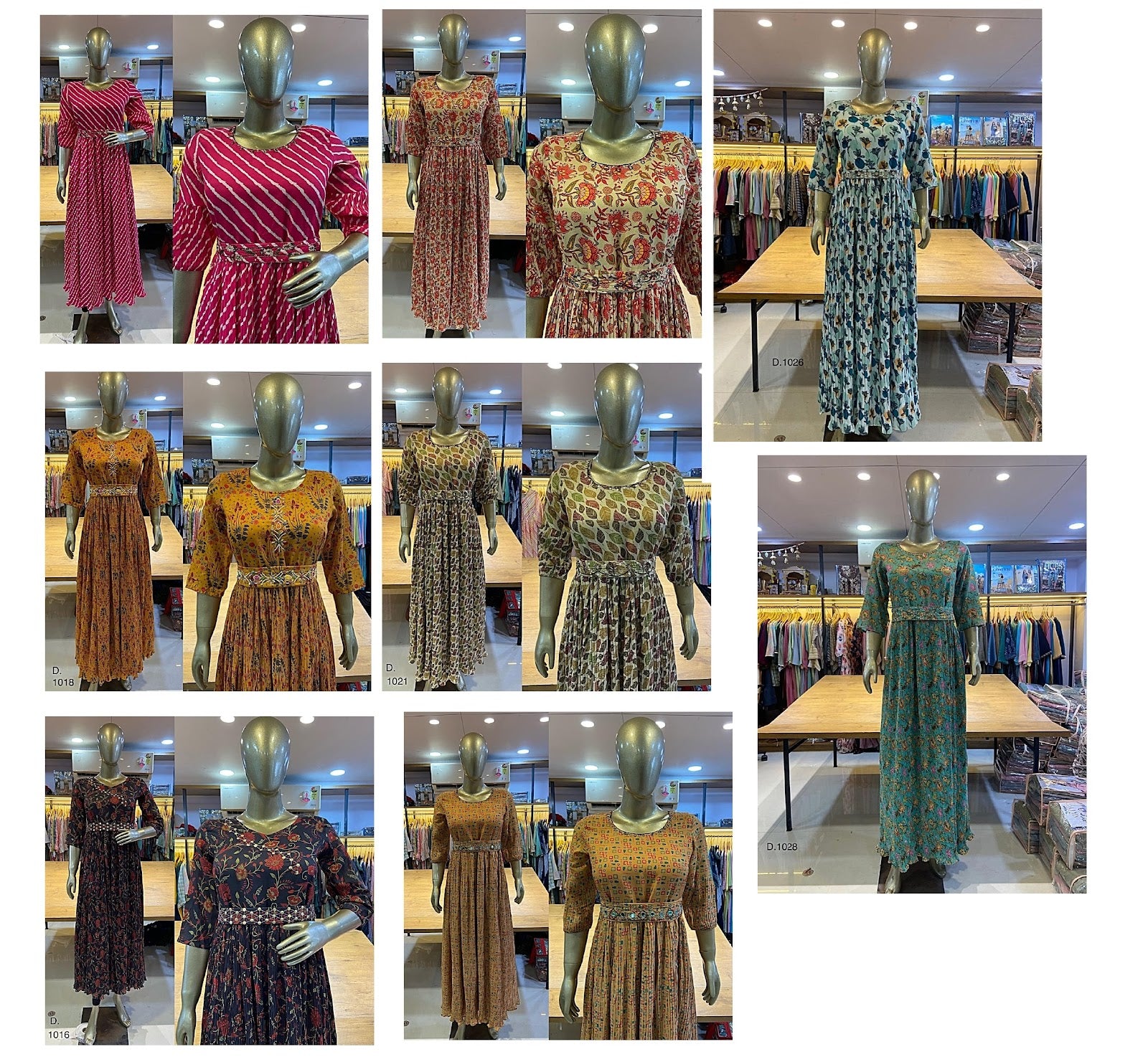 Design 6 Riya Chinon One Piece Gown