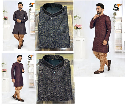 Dhoti-0102 Salas Mens Kurta Pajama