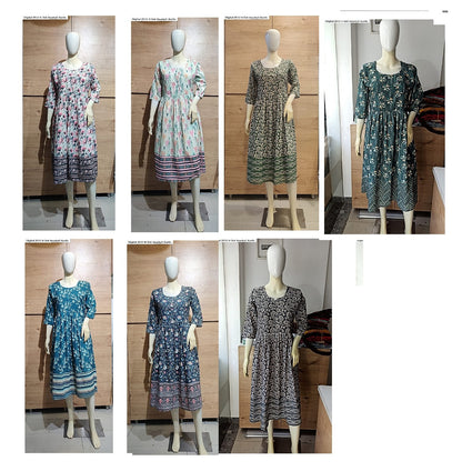 Digital 0512 H Dot Anarkali Kurtis