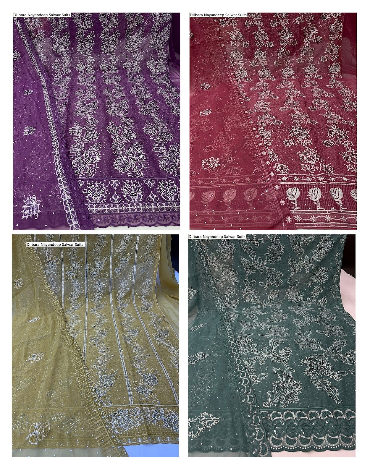 Dilbara Nayandeep Simmer Salwar Suits