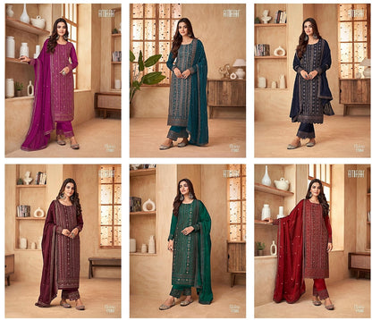 Elaina Amirah Silk Pant Style Suits