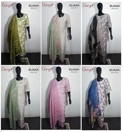 Eliana Ganga Pashmina Suits