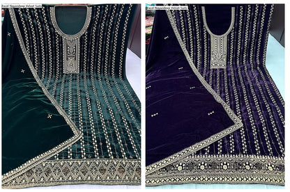 Excel Nayandeep Velvet Suits