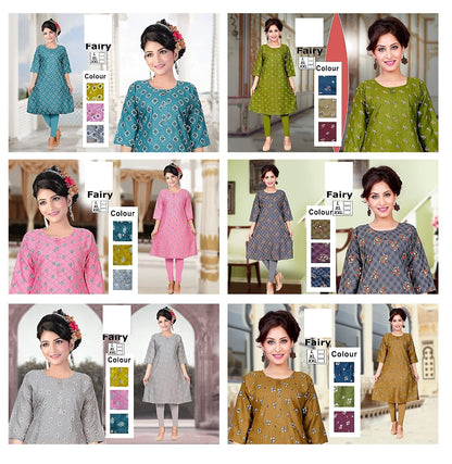 Fairy-B Zoya Rayon Anarkali Kurtis