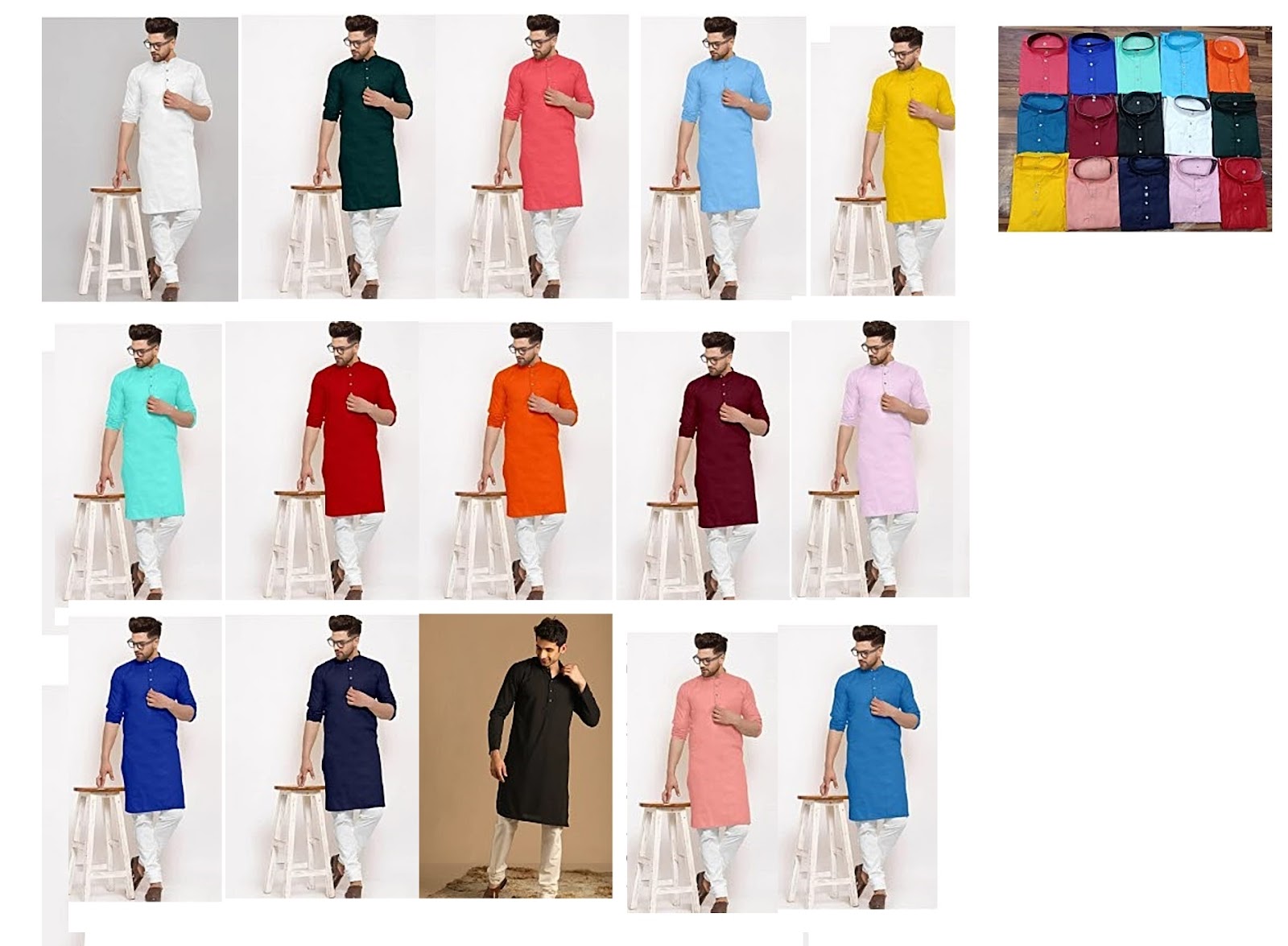 Festivals Salas Cotton Mens Kurta Pajama