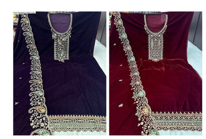 Ginny Nayandeep Velvet Suits