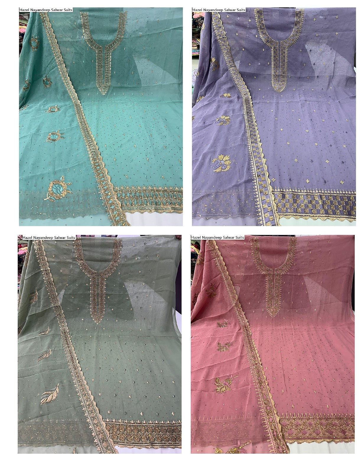 Hazel Nayandeep Simmer Salwar Suits