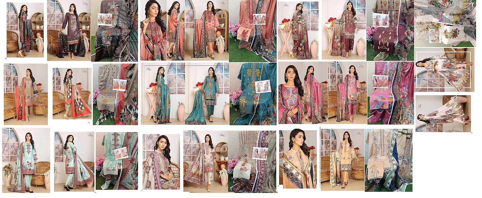 Horrum Vol 1 Master Fabrics Lawn Original Pakistani Suits