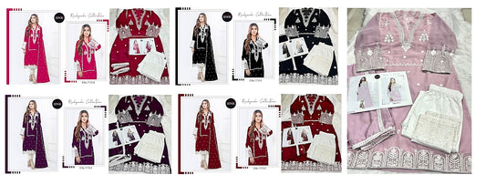 7773-Acef Iznik Georgette Pakistani Readymade Suits